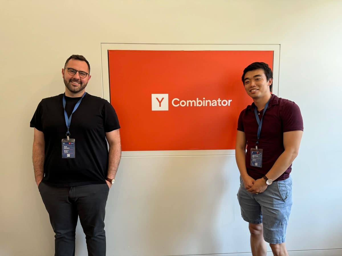 Raffi and Raymond at Y Combinator
